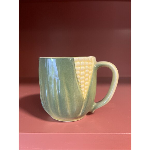 Shawnee Pottery Vintage Corn Cob Design 9 oz Coffee Mug - Picture 2 of 4